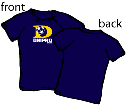 navy soccer shirt